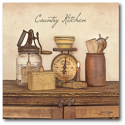 « country cuisine i », impression sur toile tendue