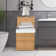 Wicker Laundry Hamper with Lid, 90L/110L Storage Capacity Wicker Clothes Basket with Handle and Removeable Liner