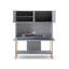 Gunver Metal Base Secretary Desk-212392650-212392649