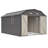 10X12 Ft Outdoor Storage Shed, Heavy Duty Rust-Resistant Steel Tool Shed With Floor Frame Kit-121499270