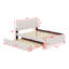 Lit plateforme tapissier avec lit gigogne-654439025