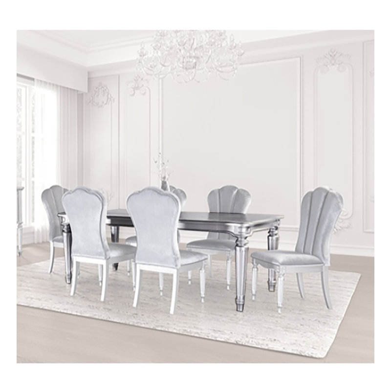 Table de salle à manger Marese, Blanc