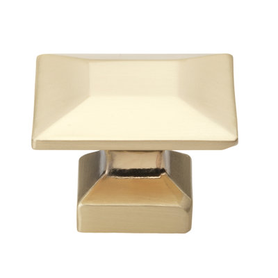1 3/8" Length Square Knob