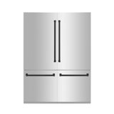 ZLINE 60" Autograph Edition 32.2 cu. ft. Built-in 4-Door French Door Refrigerator