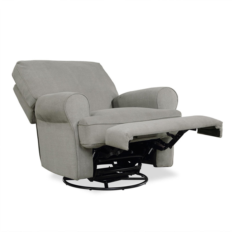 Fauteuil oscillant pivotant Brunswick, Gris