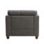 Chaise en lin Laurissa avec 3 coussins