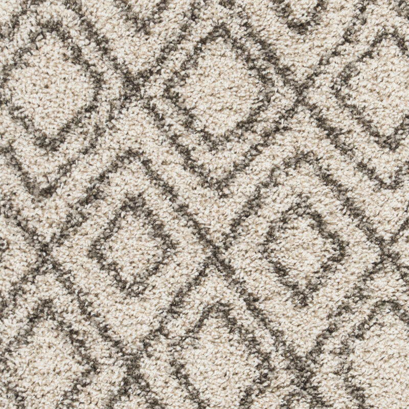 Adessa Shag Performance Geometric Rug, Rectangle 2' x 3'
