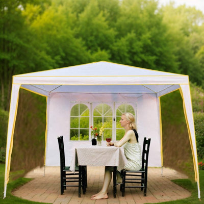 Tente escamotable 10 x 10 pi avec 4 parois latérales amovibles et imperméable commerciale