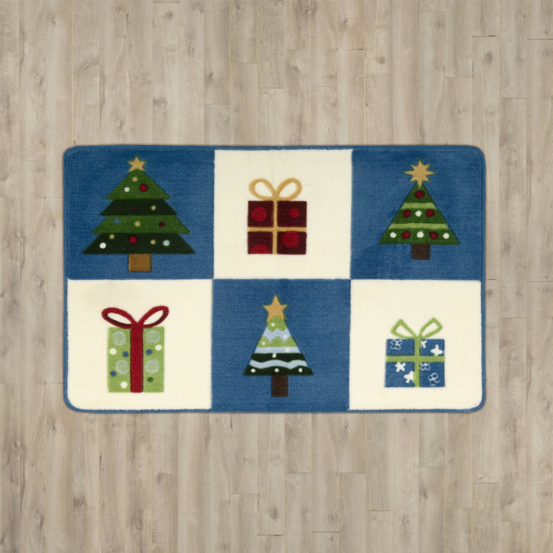 Tapis bleu Boutels