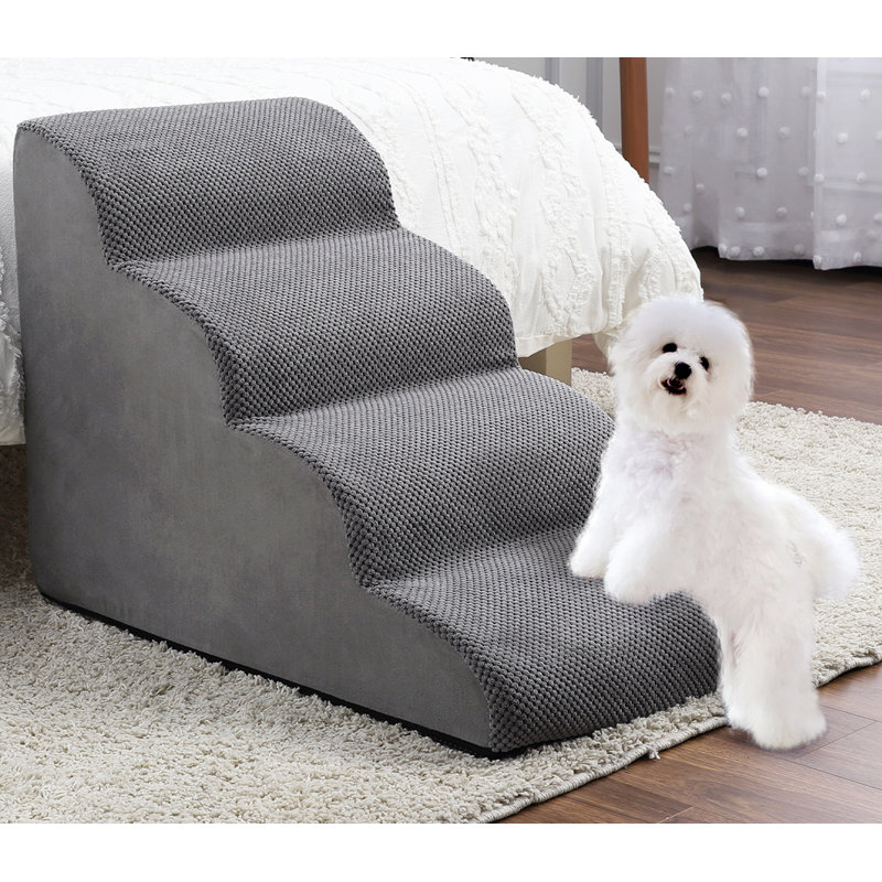 Escalier pour animaux Sponge, Gris