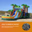 Toboggan aquatique avec piscine Splash JumpOrange Cali Palms