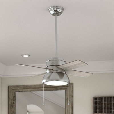 Ventilateur de plafond standard à 4 pales de 36 po avec ensemble d'éclairage inclus Loki