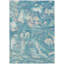 Tapis bleu sarcelle lavable à la machine intérieur / extérieur Xhevrie-111822478