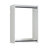 Devi White Wall Mounted Wood Closet System