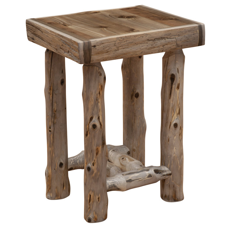 Table de chevet en cèdre Fireside Lodge