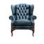 88Cm Wide Tufted Wingback Chair-75262736