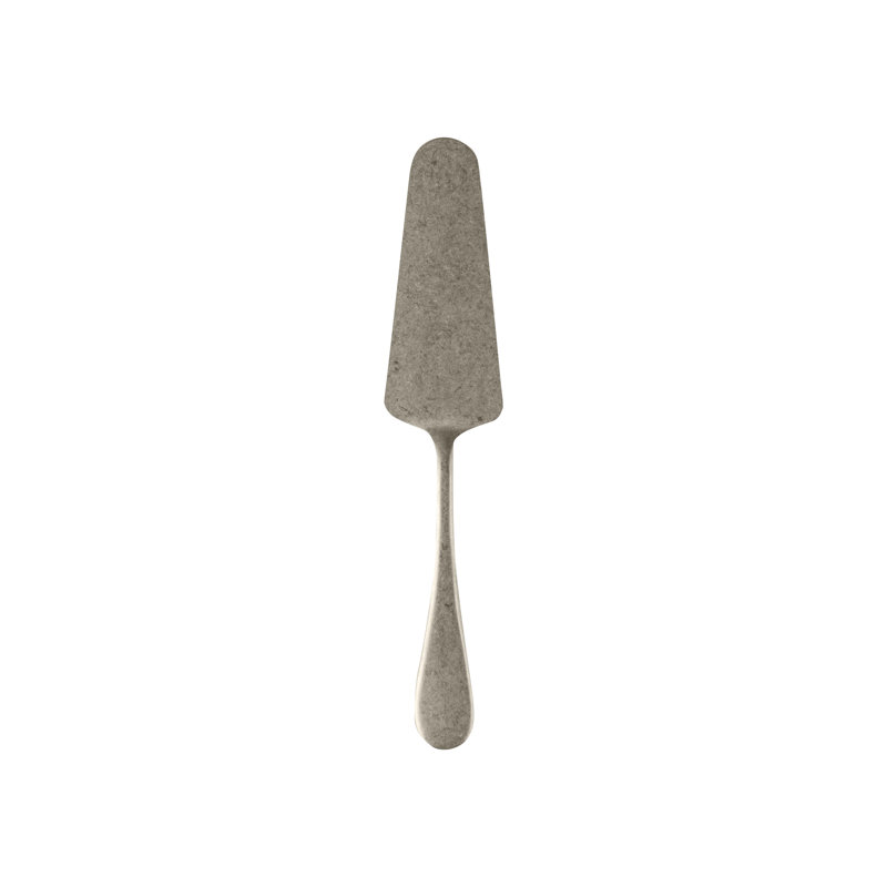 Vintage Stainless Steel Cake Server, Champagne