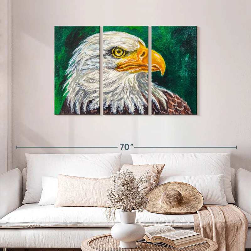 Bald Eagle, 28" H x 45" W