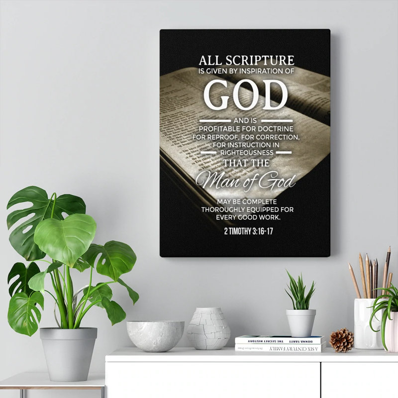 Inspiration Of God - Wrapped Canvas Print, 41cm H x 30cm W