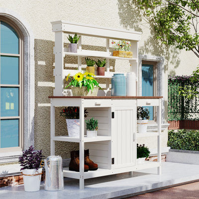 Livioara Fir Potting Bench