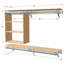 Tablette double avec tablettes réglables-26704183-26704170
