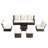 Louann Five-person Group Outdoor Wicker Set With Wicker Coffee Table And Two Ottomans-1665510327-1665510326