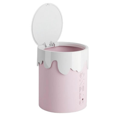 Poubelle en plastique avec couvercle Dripping