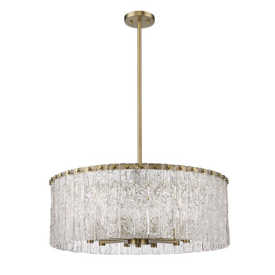 Luminaire suspendu tambour 10 lumières