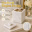 Porte-boules en marbre de coton naturel Taj Mahal Durkin Luxury