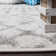 Tapis à motif géométrique blanc cassé / beige Gwyn