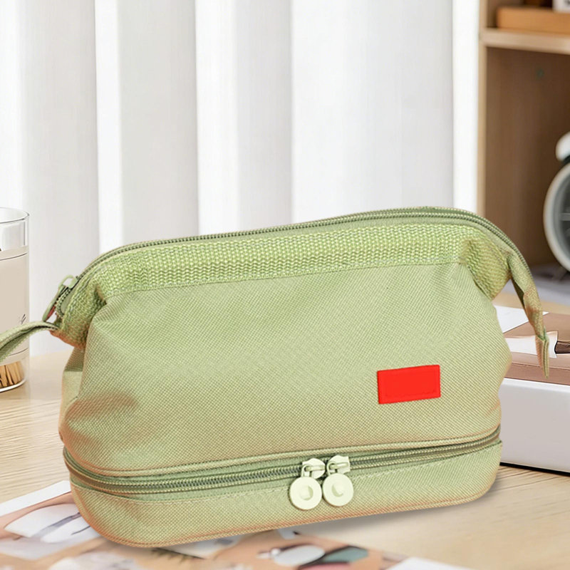 Trousse de rangement grande capacité pour étudiants, Vert