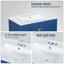 Ensemble de meuble-lavabo sophistiqué de 60 po avec lavabos doubles (séparés), lavabos doubles en céramique, tablette de rangement et tiroirs séparés (miroir non inclus) - Solution de salle de bain moderne pour salles de bain spacieuses-2122211792