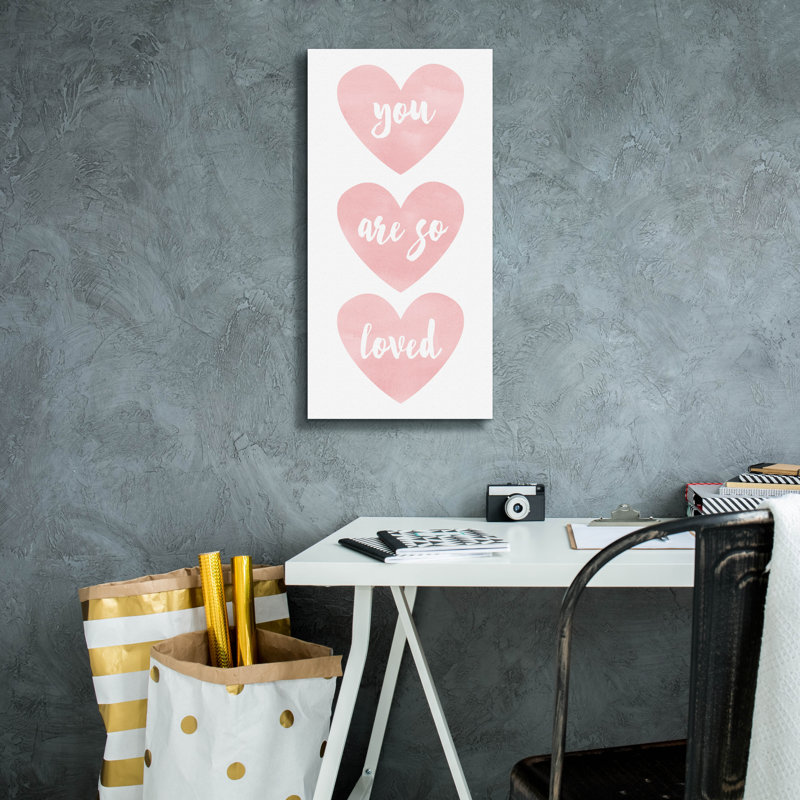'Loved' by Erin Clark Canvas Wall Art, 24" H x 12" W x 0.75" D