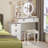 Bobbilee Dressing Table with Mirror