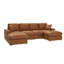Sofa de coin Mountster avec deux poufs-991983606