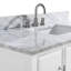 Meuble-lavabo simple 48 po avec comptoir en marbre de Carrare Ewen-938746360-938746366-938746365