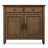 Connaught 40"W Solid Wood 2-Shelf Entryway Storage Cabinet with 2 Storage Drawers-1501895192