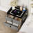 2-Drawer Smart Nightstand with Fingerprint Safe, Wireless Charging, Bluetooth 5.0 Speaker & 3-Color LED Light, Fully Assembled