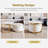 Modern 2 Pieces Round Nesting Coffee Table