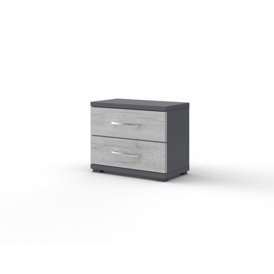 Emzley 55cm W Manufactured Wood Bedside Table