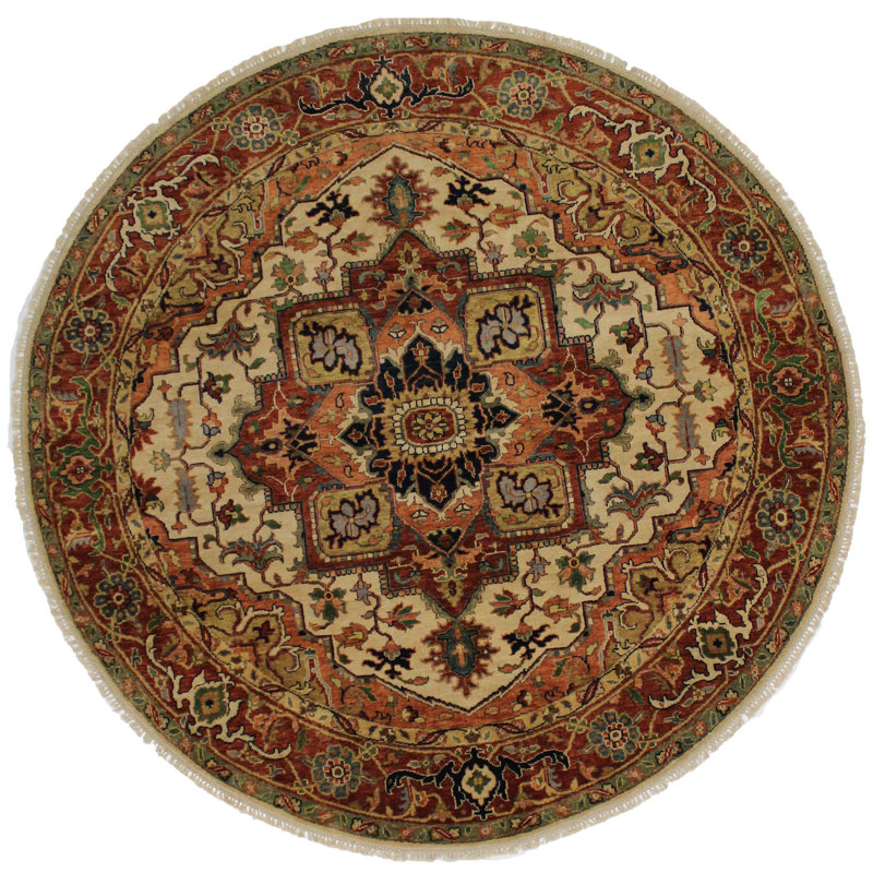 Kathrynne Oriental Area Rug in Beige
