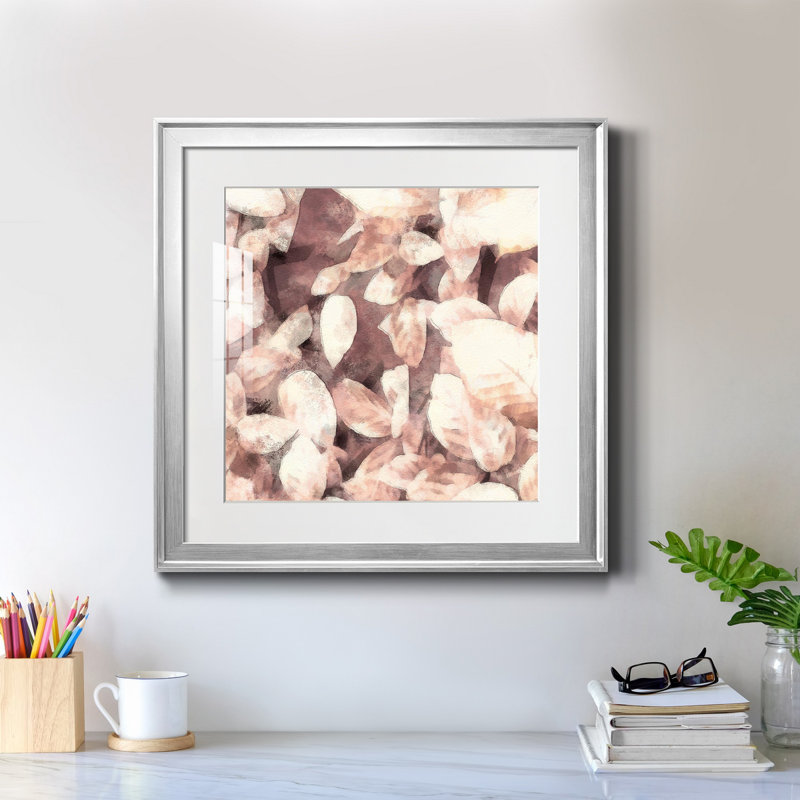 Impression encadrée sur mesure personnalisée «Ocean Cameo III» - prête à être accrochée, H 17,5 po x l 17,5 po x P 1,5 po
