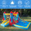 Château gonflable gonflable avec piscine gonflable 12 "x 11" Adam