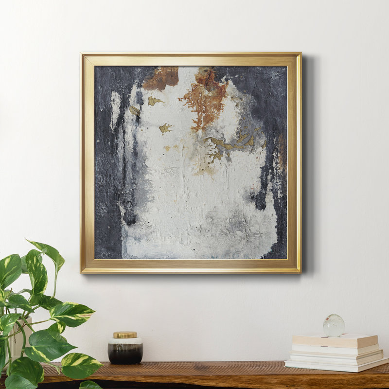 Impression encadrée Oriental Garden I-Premium - prête à être accrochée, H 26,5 po x l 26,5 po x P 1,5 po, Toile avec cadre or