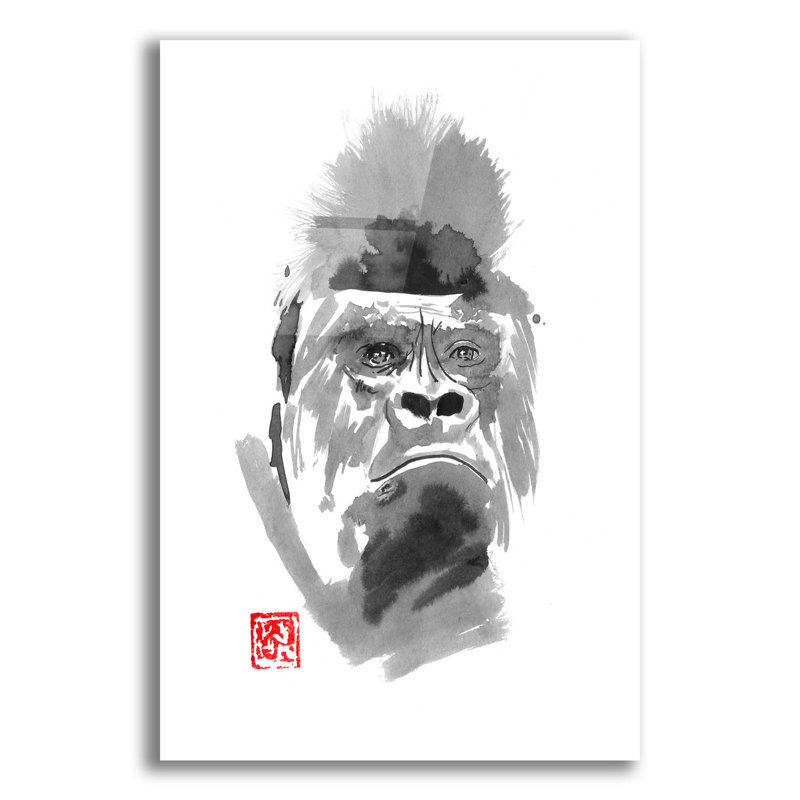 " Gorilla 2 " Print, 24" H X 16" W X 0.2" D