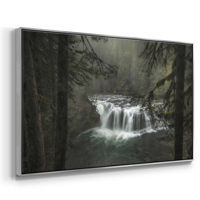 Misty, reproduction d'art sur toile, Argent, H 25 po x l 37 po x P 2 po