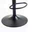 Tabourets de bar Hadeeqa (ensemble de 2) - Tabourets réglables avec dossier et repose-pieds, chaises de bar à hauteur de comptoir pour la cuisine-234537900