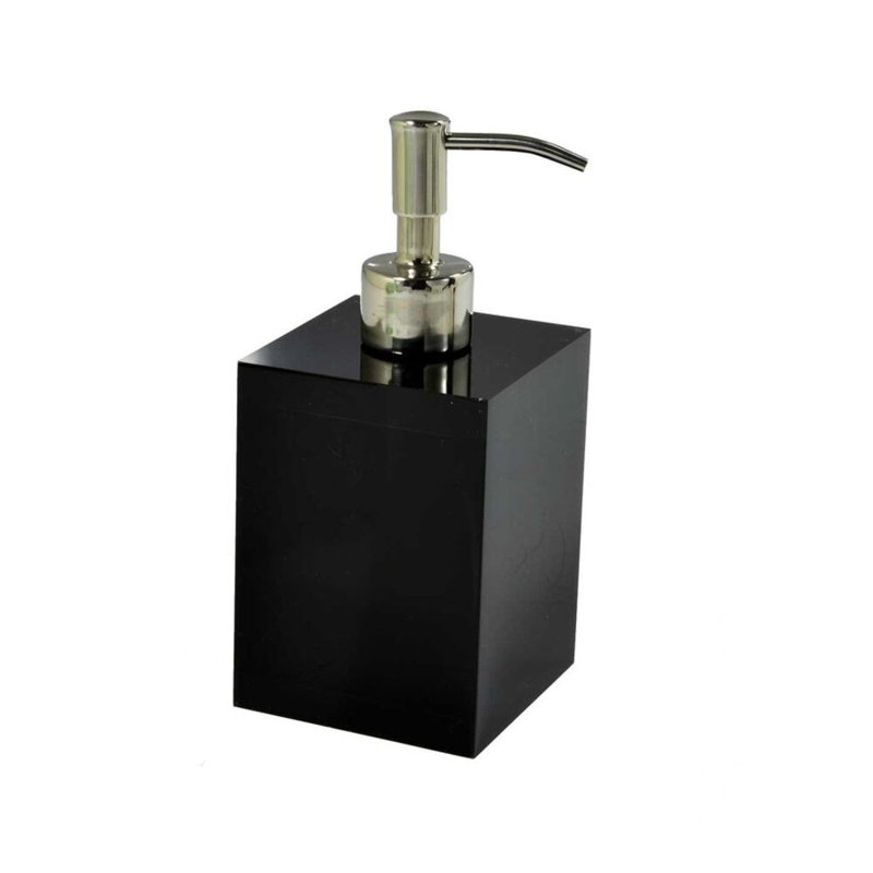 Soap / Lotion Dispenser, Silver/Black