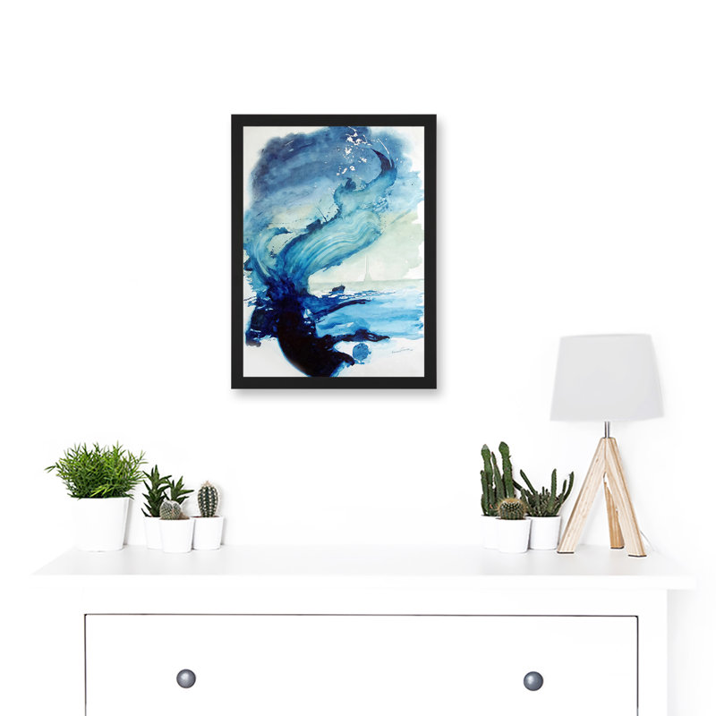 Eduard Tomek Sea Abstract Lighthouse - Single Picture Frame Print