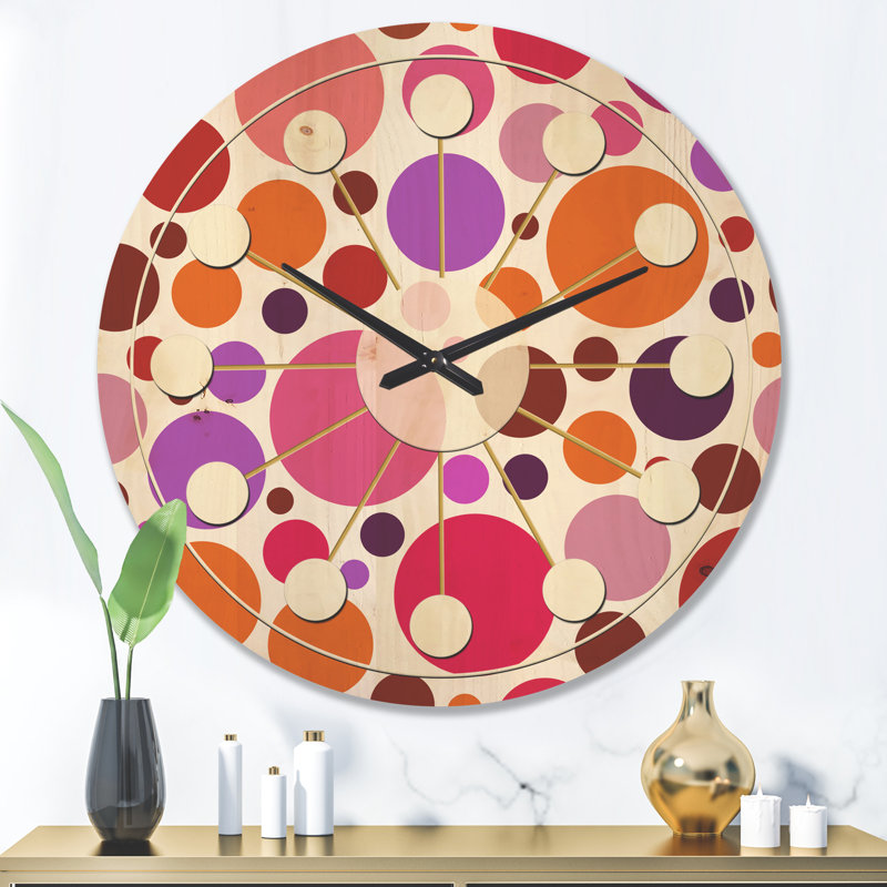 Solid Wood Wall Clock, Extra Large